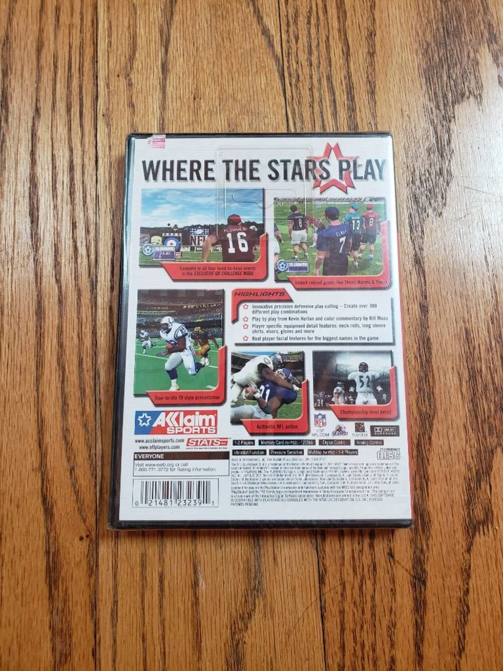 Acclaim PS2 NFL QB Club 2002 Video Game New Sealed